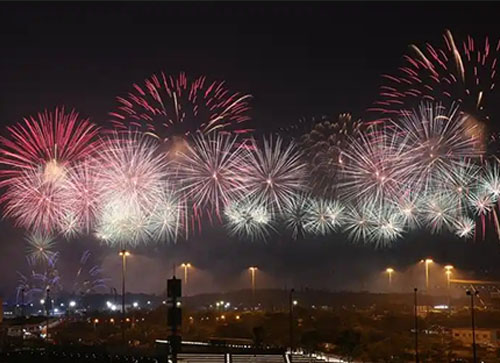 英吉沙县焰火晚会