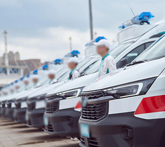 英吉沙县服务车队展示